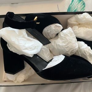 RED Valentino velvet shoes